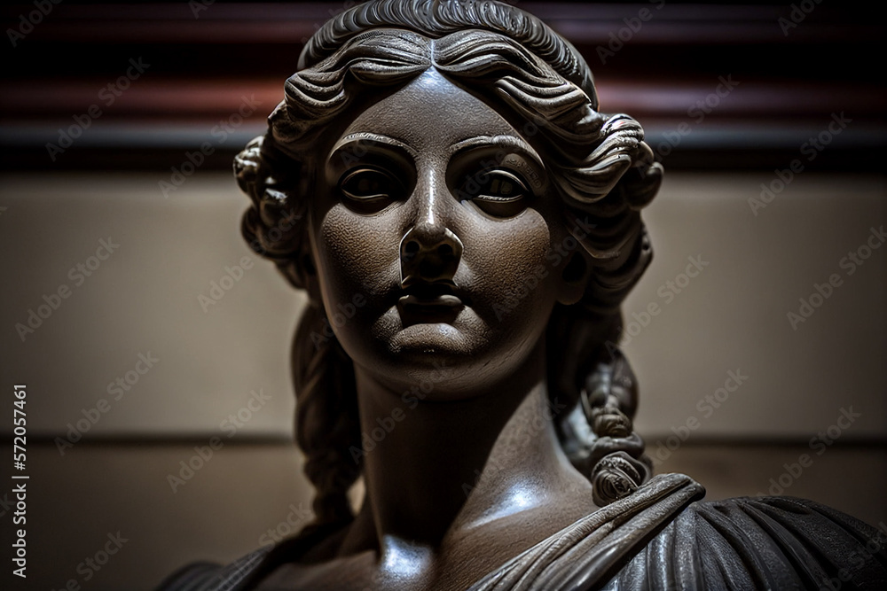 Scales of Themis. Sculpture of Themis, mythological Greek goddess, symbol of justice. Lady justice, Justilia Themis. Judicial scales. Themis of justice statue. AI Generative illustration. Scales of Themis. Sculpture of Themis, mythological Greek goddess, symbol of justice. Lady justice, Justilia Themis. Judicial scales. Themis of justice statue. AI Generative illustration.