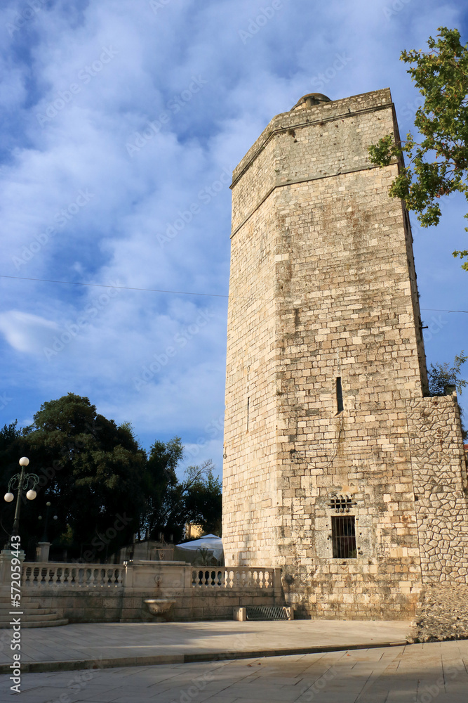 The Captain's tower in Zadar, Croatia