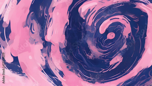 cloudy bubblegum abstract illustration | AI Generated