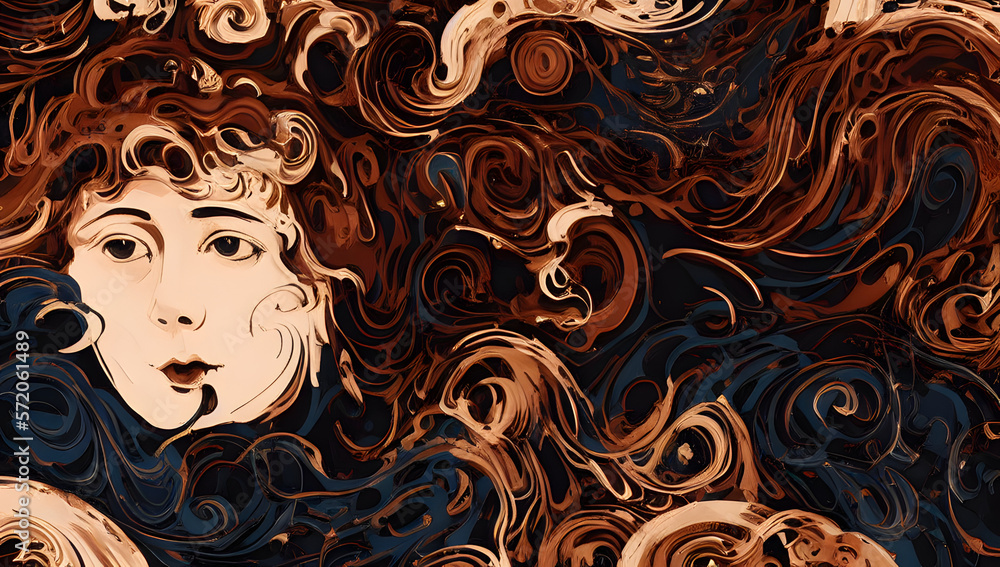 cloudy hazel abstract illustration | AI Generated cloudy hazel abstract illustration | AI Generated