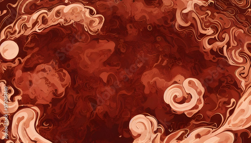 cloudy hazel abstract illustration | AI Generated