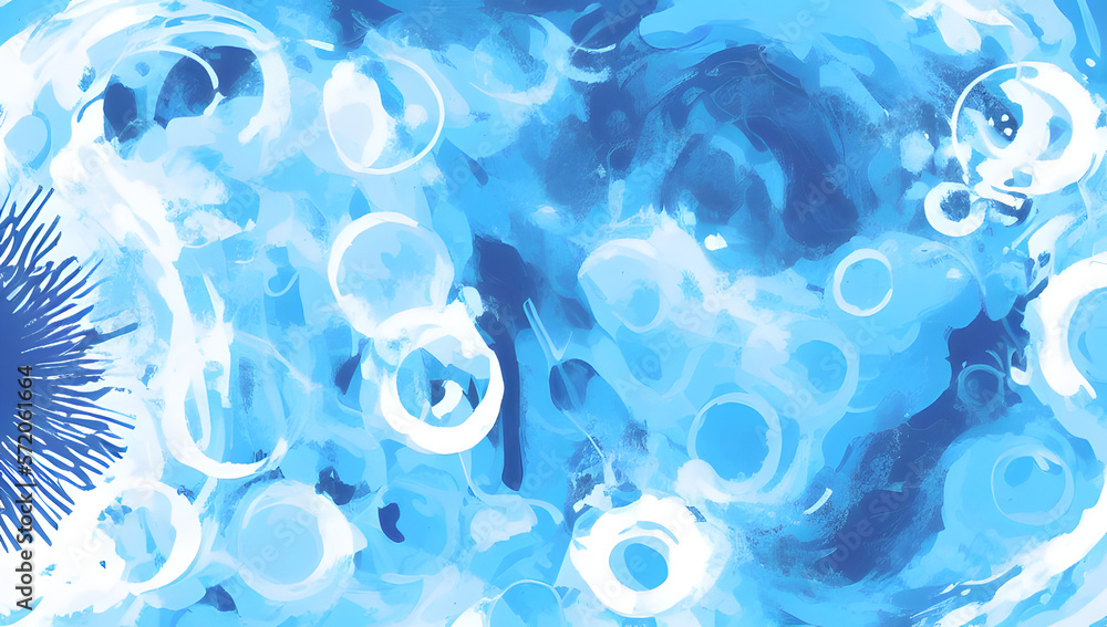 Icy cloudy abstract illustration | AI Generated Icy cloudy abstract illustration | AI Generated