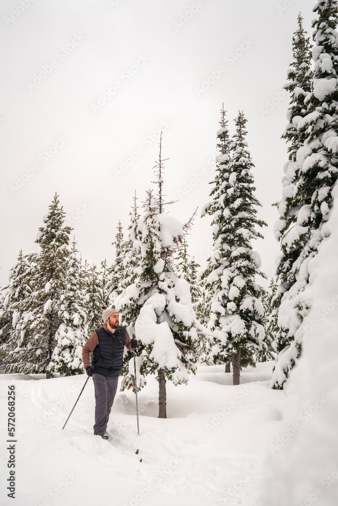 Cross Country Skier in Montana