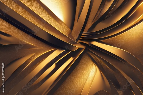 abstract background with gold-Generate AI