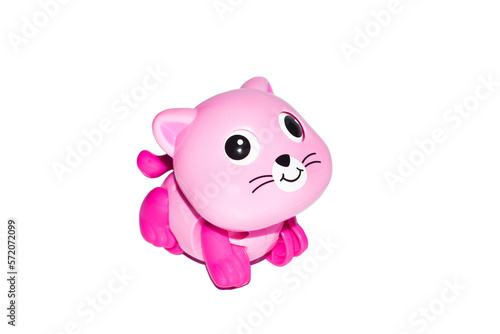 Plastic toy for children in the shape of a cat