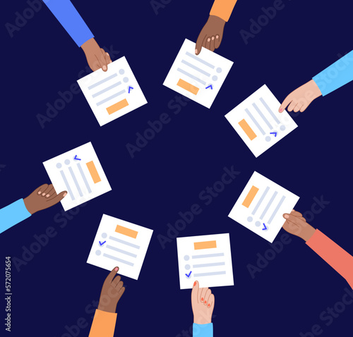 Election ballot choice