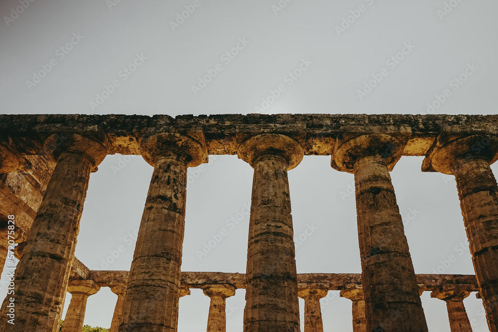 Temple of Athena in Paestum, Italy. Temple of Athena in Paestum, Italy.