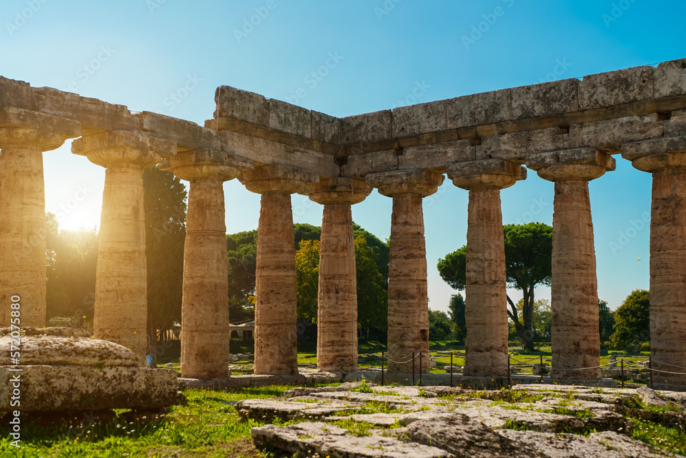 First temple of Hera in Paestum, Italy.