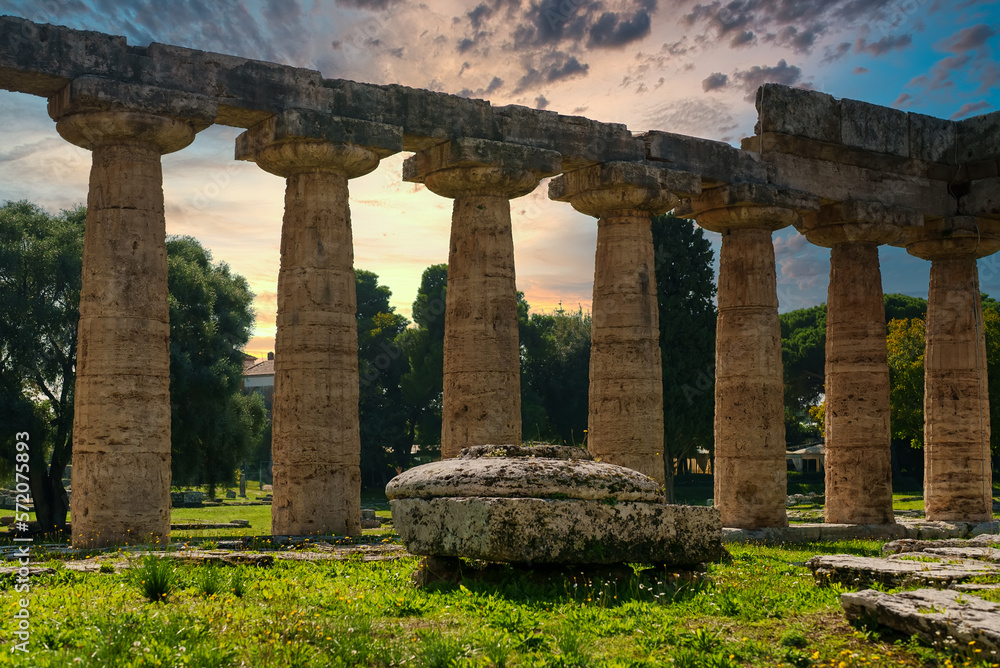 First temple of Hera in Paestum, Italy.