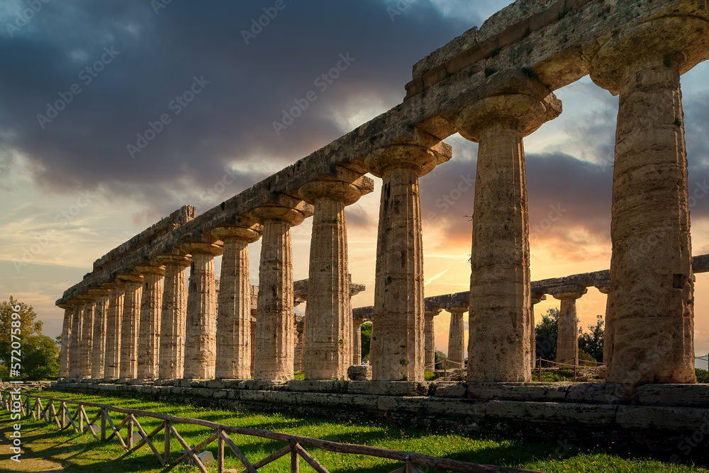 First temple of Hera in Paestum, Italy.