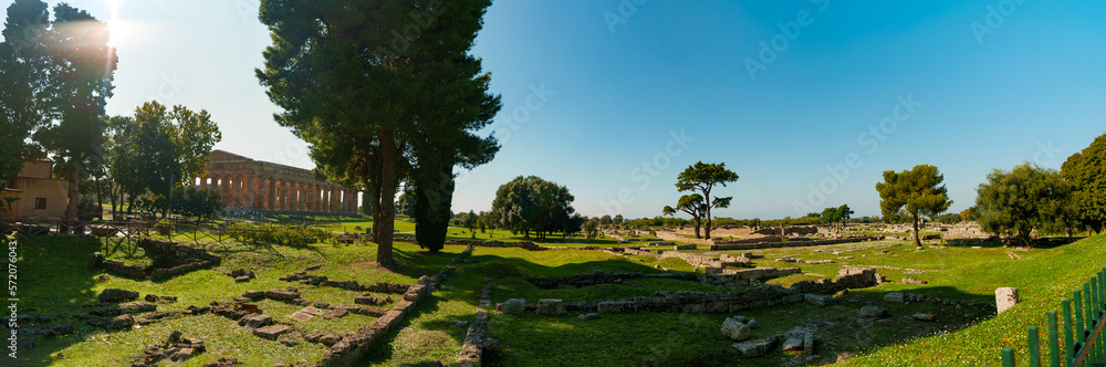 Temple of Hera in Paestum, Italy.