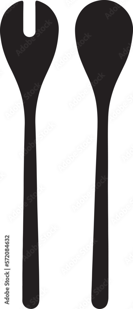 serving spoon vector icon flat design serving spoon vector icon flat design