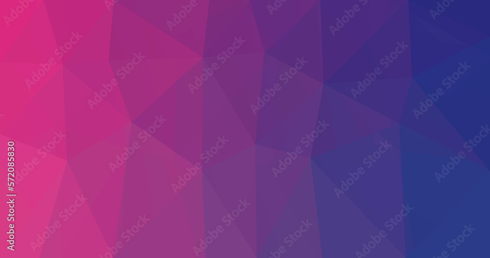 Prismatic background with polygonal pattern. Low poly triangular background gradient in lila and blue. Polygonal background banner template. Illustration with irregular triangles. Prismatic background with polygonal pattern. Low poly triangular background gradient in lila and blue. Polygonal background banner template. Illustration with irregular triangles.