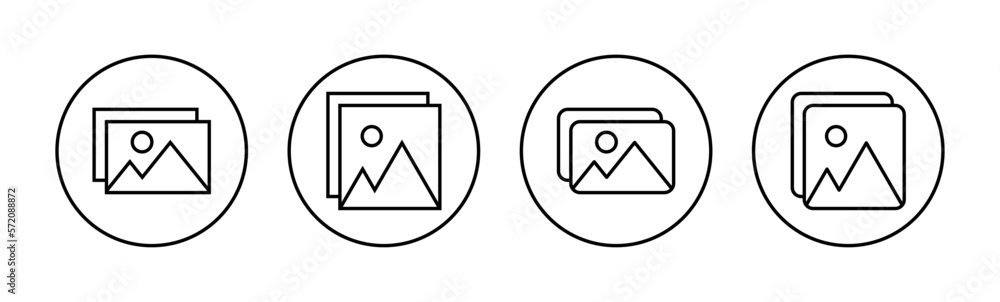 Picture icon vector for web and mobile app. photo gallery sign and symbol. image icon Picture icon vector for web and mobile app. photo gallery sign and symbol. image icon