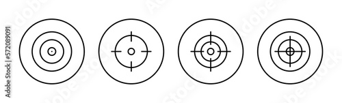 Target icon vector for web and mobile app. goal icon vector. target marketing sign and symbol