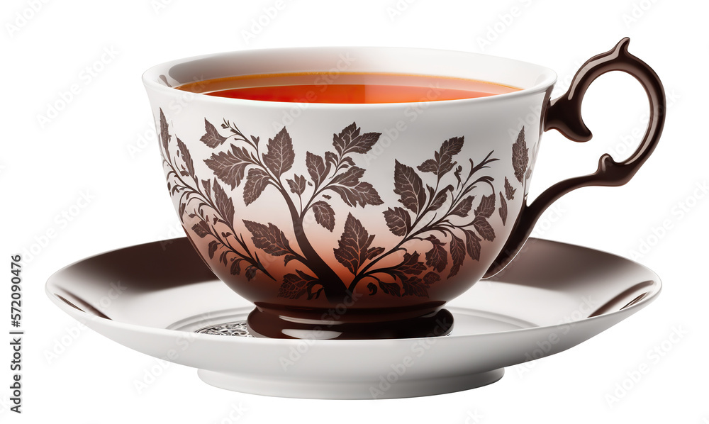 Cup of delicious tea. Based on Generative AI Cup of delicious tea. Based on Generative AI