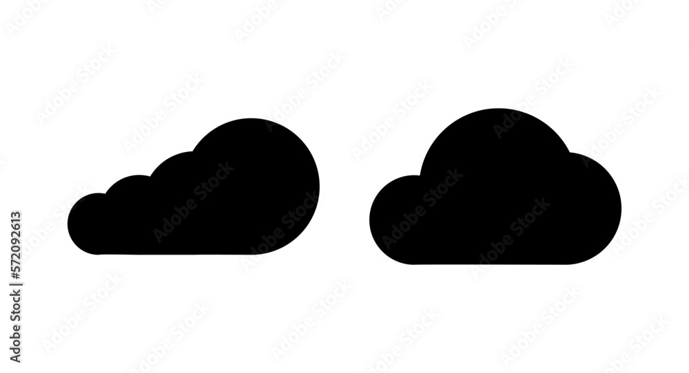 Cloud icon vector illustration. cloud sign and symbol Cloud icon vector illustration. cloud sign and symbol