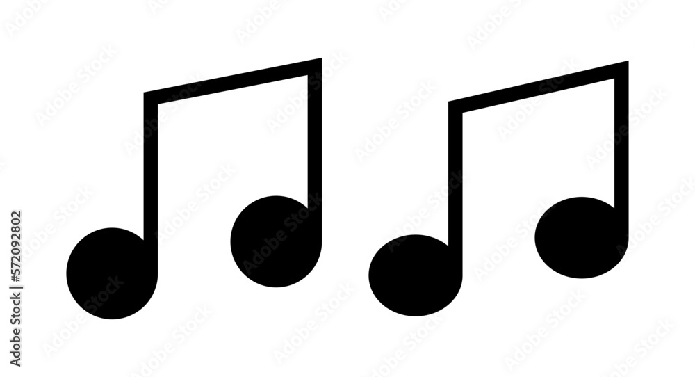 Music icon vector illustration. note music sign and symbol Music icon vector illustration. note music sign and symbol