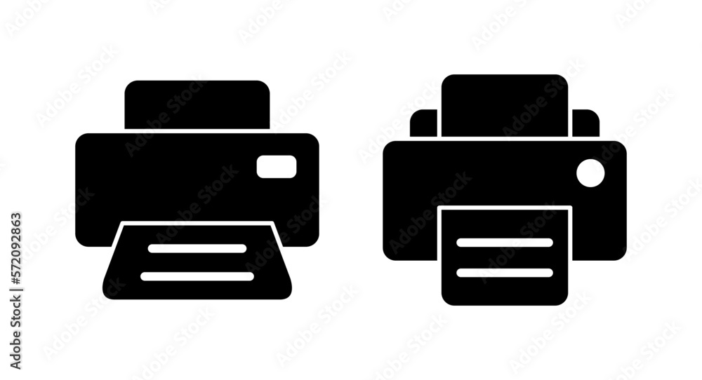 Print icon vector illustration. printer sign and symbol Print icon vector illustration. printer sign and symbol