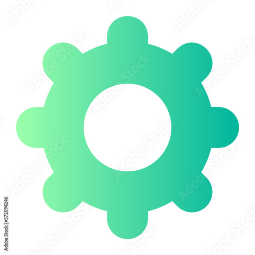 gear gradient icon