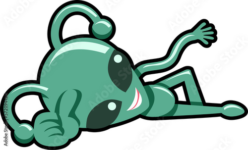 Alien cute png graphic clipart design photo