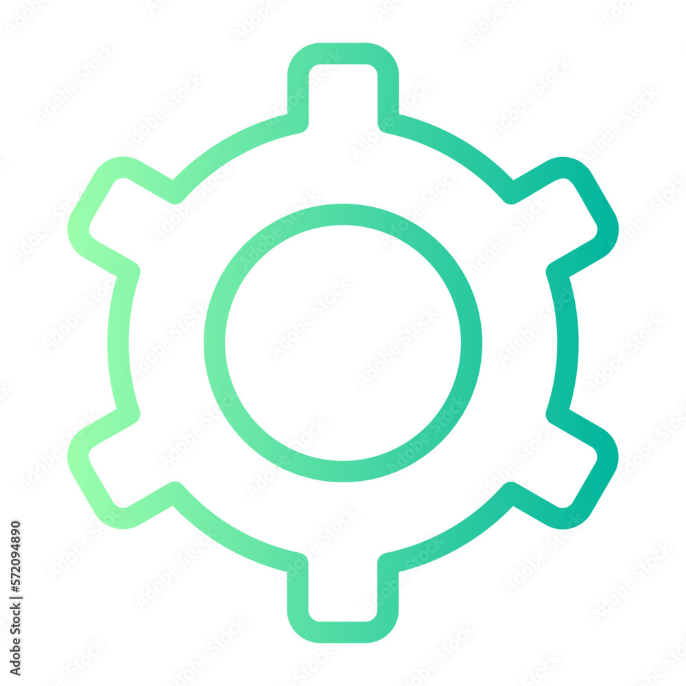 cogwheel gradient icon cogwheel gradient icon