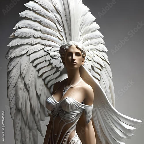 angel with wings photo