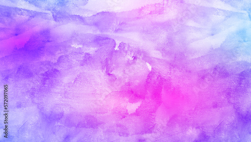 水彩のグラデーション背景 ピンクや紫のネオンカラー