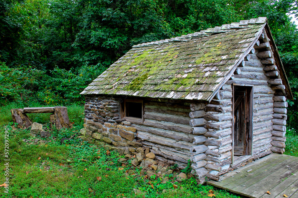 old wooden house