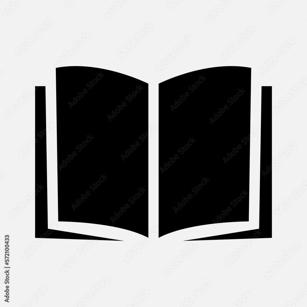 book icon symbol illustration on white background..eps book icon symbol illustration on white background..eps