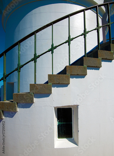 Lighthouse outdoor stairs