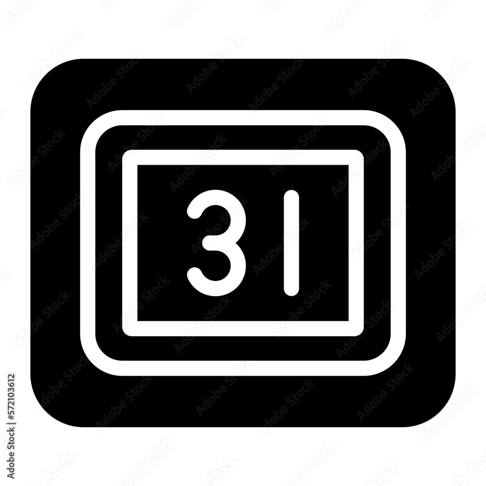 calendar glyph icon calendar glyph icon