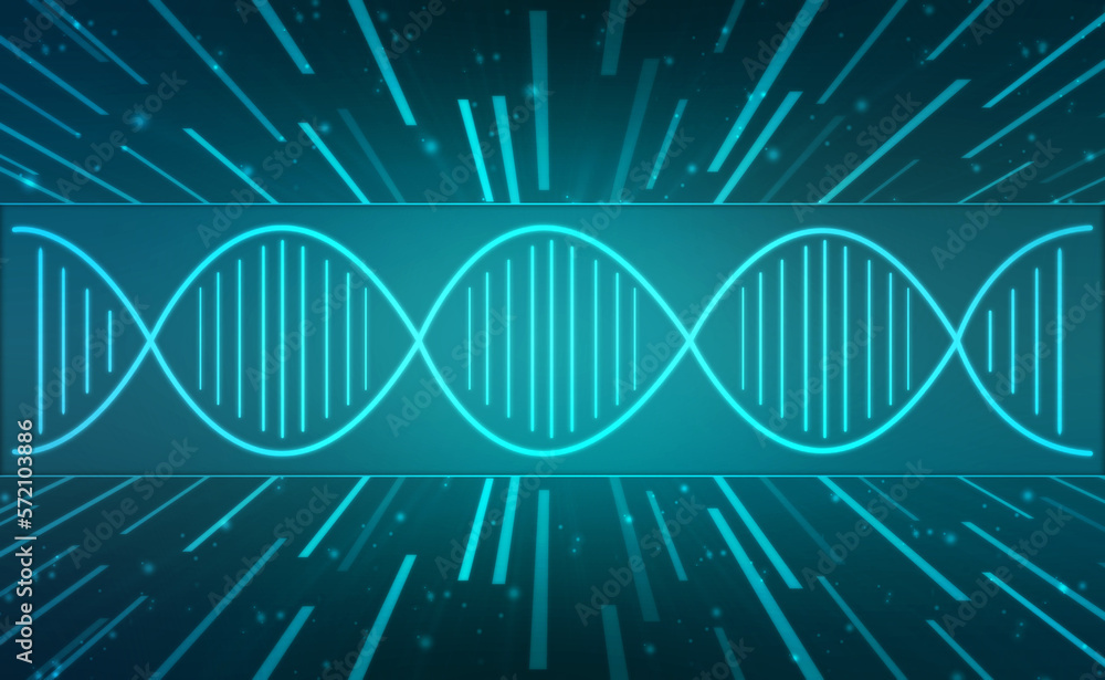 DNA structure, Genetics and medical science concept, Concept of biochemistry with Dna molecule on abstract medical background DNA structure, Genetics and medical science concept, Concept of biochemistry with Dna molecule on abstract medical background