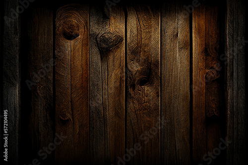 Old Rustic wood texture for a background, copy space, or banner | Generative AI