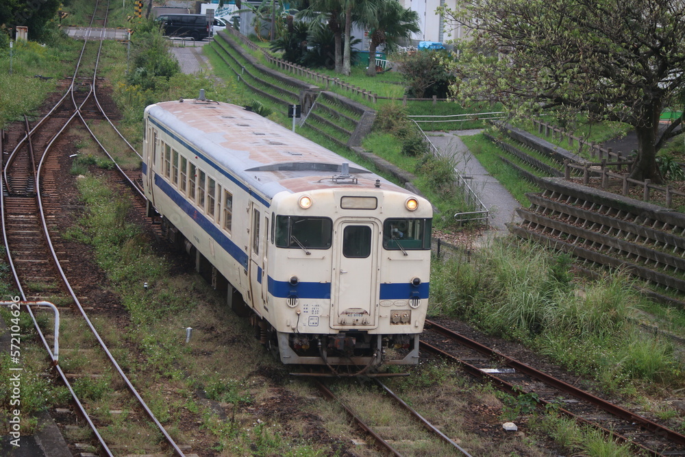 Naklejka premium 九州・宮崎の鉄道風景