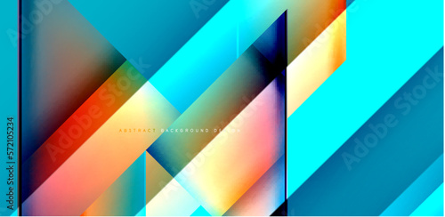 Dynamic bright lines abstract background, stripes with fluid colors, liquid gradients. Vector Illustration For Wallpaper, Banner, Background, Card, Book Illustration, landing page