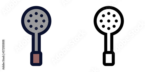 Skimmer. Color and Line Icons