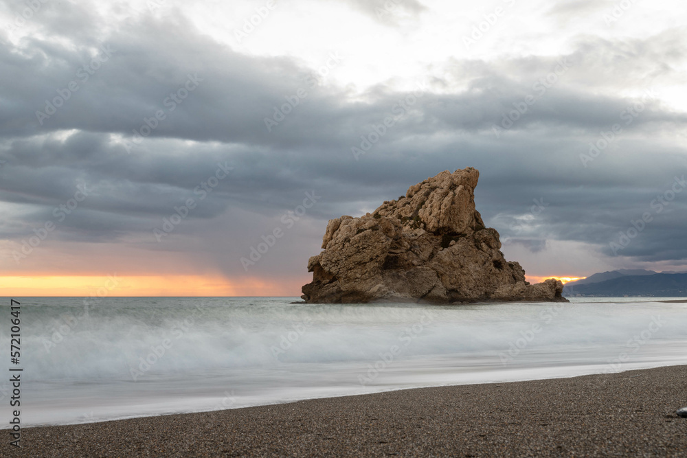 Mar mediterraneo, costa Malaga