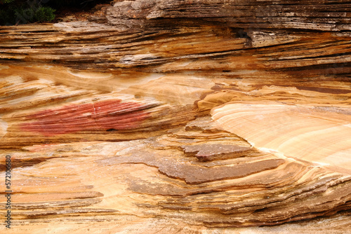 Painted cliff, Maria Island, Tasmania
