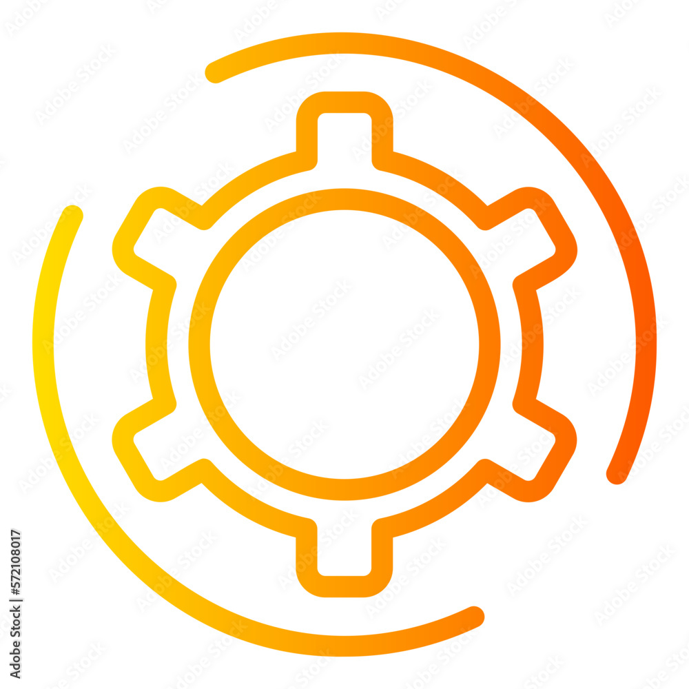 gear gradient icon gear gradient icon