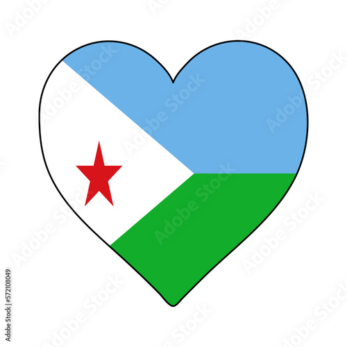 Djibouti Heart Shape Flag. Love Djibouti. Visit Djibouti. Northern Africa. Africa. African Union. Vector Illustration Graphic Design. Free Download Djibouti Heart Shape Flag. Love Djibouti. Visit Djibouti. Northern Africa. Africa. African Union. Vector Illustration Graphic Design. - GFXLoad