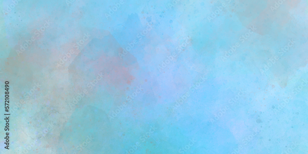  Blue watercolor background for your design and Blue watercolor background. Digital painting. Beautiful grunge blue background with space and for making graphics design.