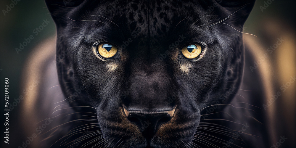look of a black panther