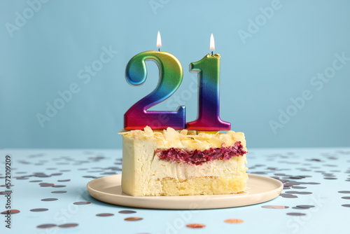 Sticker Coming of age party - 21st birthday