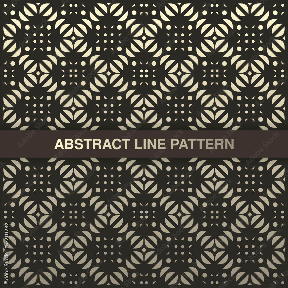 Fototapeta premium elegant dark and gold geometric pattern background