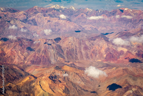 Obraz na płótnie Atacama Desert dramatic volcanic landscape at Sunset, Chile, South America w salonie