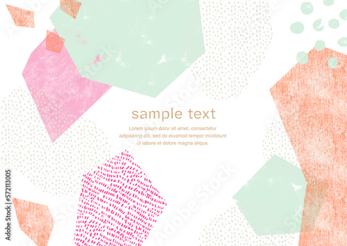 テクスチャパターンの春カラー背景