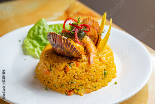 Slika na platnu arroz con marisco