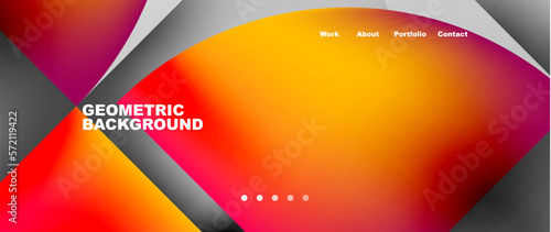 Circles and round elements abstract background design for wallpaper, banner, background, landing page, wall art, invitation, prints