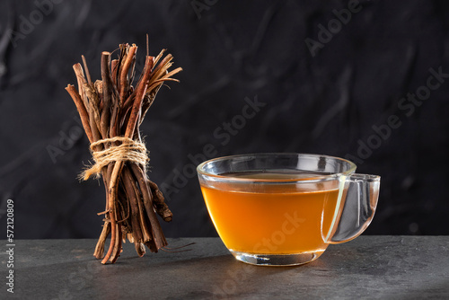 Smilax aspera - Organic sarsaparilla medicinal tea photo